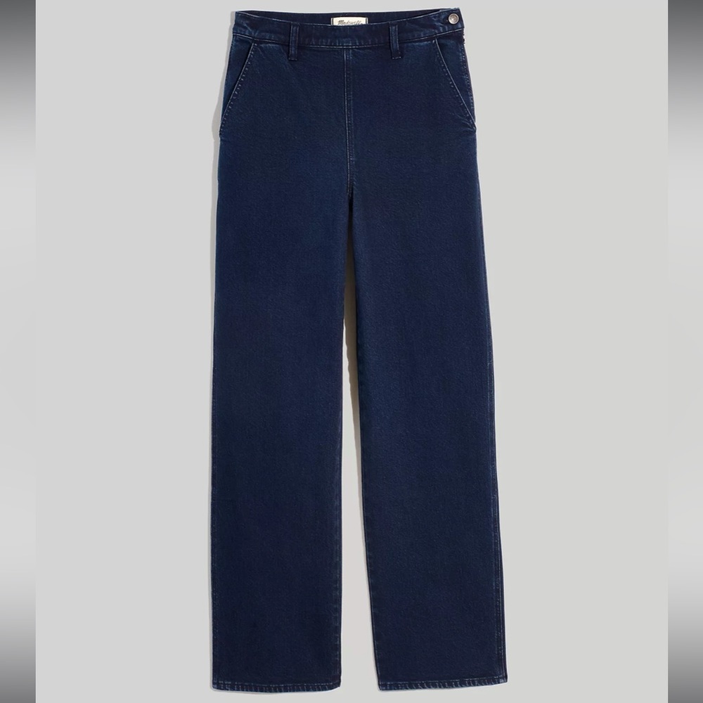 The Perfect Vintage Wide-Leg Jean in Bradley Wash: Retro Edition
